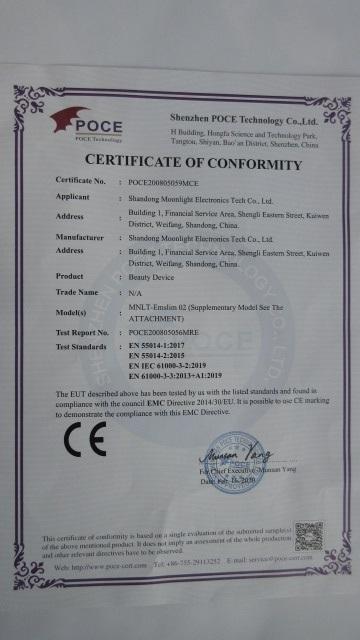 CE - Shandong Moonlight Electronics Tech Co., Ltd.