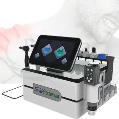 China 2021 Newest 3 in 1 EMShock Smart Wave Machine Shockwave Tecar Machine Smart Test Therapy Pain Relief Machine 20/40/60 mm for sale