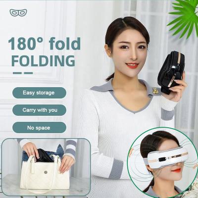 China Air Pressure Acupoints Massage Vibration Massage Heated Device Smart Instrument And Cooling Music Mask Eye Massager for sale