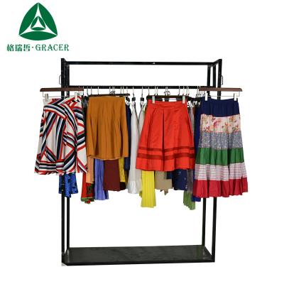 China Paper Free Used Wholesale Women Clothes Ladies Cotton Long Skirt for sale