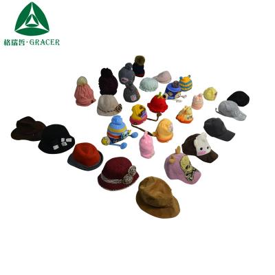 China Bundle Used Clothes Clothing Second Hand Wool Hat Cap Used Clothing UK for sale