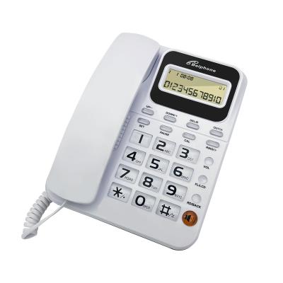 China Office Home Hotel Wired Wholesale A Multifunctional Telephone With Caller ID Land Line Phone With LOGO KX-T2036CID for sale