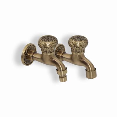 China Modern Kitchen Balcony Garden Faucet Antique Brass 2021 Hot Sale New Style European Basin,washing Machine Brass Main Body Garden,hotel for sale