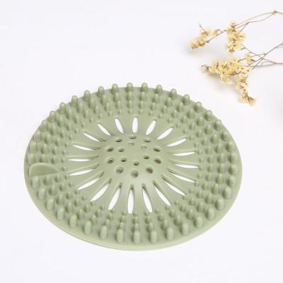 China Modern Silicone Hair Stopper Sink Strainers Floor Shower Drain Cover Kitchen Strainer For Hair Catcher for sale