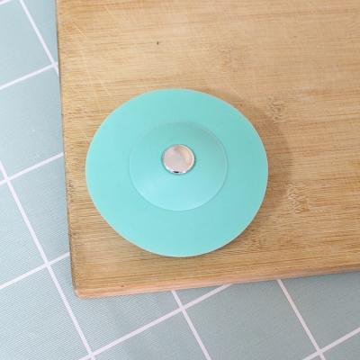 China Modern Plastic Practical Kitchen Floor Drain Cover Strainer silica gel Hair Catcher Sink Strainer for sale