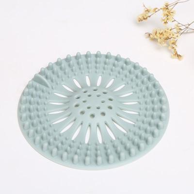 China Modern TPR Sink Strainers Floor Shower Drain Cover Straine For Hair Catcher sink drain for sale