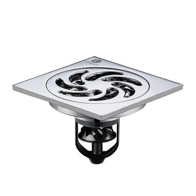 China Modern All copper floor drain washing machine dual-purpose bathroom balcony shower room sewer floor drain for sale