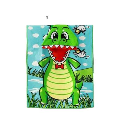 China Wholesale custom printed children's coat children's beach towel children's holiday party gifts pattern tablets for sale