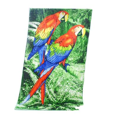 China Wholesale Compressed Towel Microfiber Printing Thickened Beach Towel Couples Family Beach Towel for sale