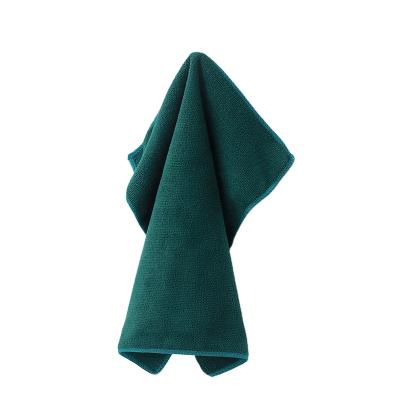 China Factory Customized Quick Dry Cleaning Towel Simple Dyed Polyester Fiber Car Towel And Kitchen Cleaning Towel for sale