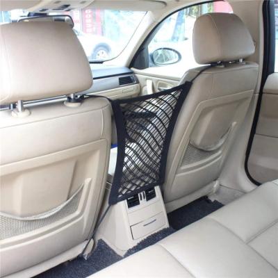 China Sports Universal Storage Net Bag Back Seat Pocket Car Net Bag Back Pocket Organizer for sale