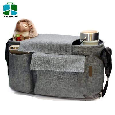 China Portable Water Resistant Universal Buggy Organizer Baby Stroller Organizer Extra 5 cm Capacity for sale