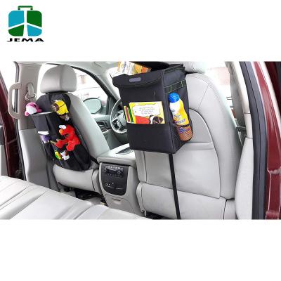 China Car Console Organizer New 2 Packs Car and Car Trash Can Seat Organizer with Lid Backseat Organizer for sale