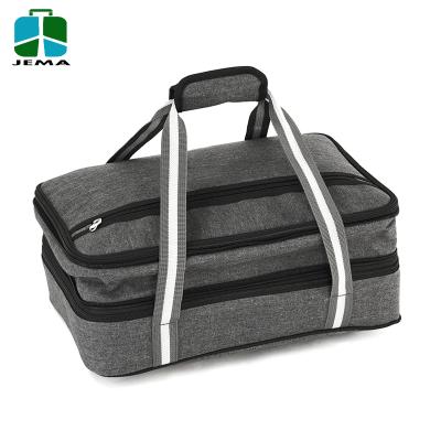 China Hot And Cold 100% Food Thermal Bag Eco-friendly Expandable Oversized Insulated Delivery Bags for sale