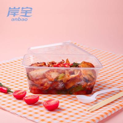 China Recyclable disposable plastic innards for for fast food, hot soup, noodles, fruit salad, rice. for sale