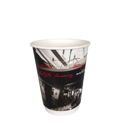 China China Supplier Disposable Custom Printed Wallpaper Double Coffee Cup for sale