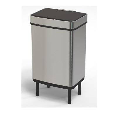 China Sustainable 50L Stainless Steel Sensor Bin With Automatic Soft-close for sale