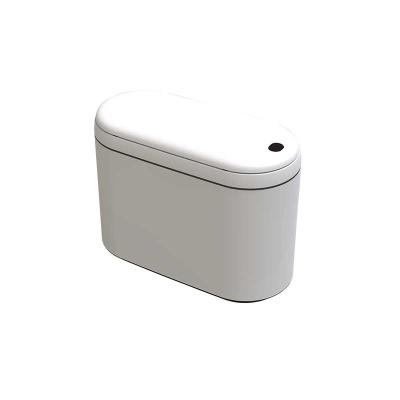 China Sustainable automatic plastic trash can with lid for sale