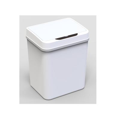 China Sustainable Auto Plastic 9L Trash Can With Lid for sale