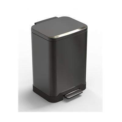 China Sustainable 50L Stainless Steel Smart Trash Can For Outdoor for sale