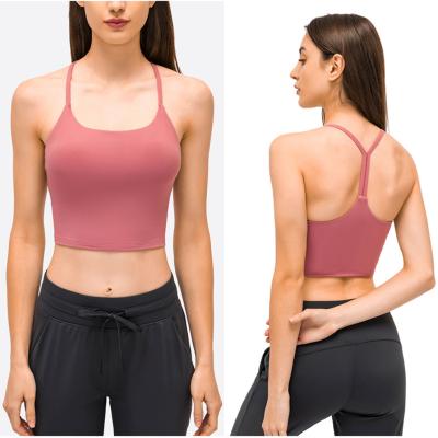 China Breathable High Waisted Bra For Women-Womens Workout Black Bra Tummy Control Running Yoga Bra Plus Size for sale