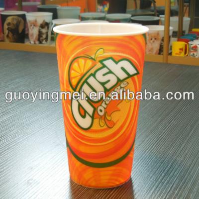 China Viable 3d lenticular ice tea glass for sale