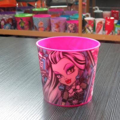 China 3d plastic popcorn container handle for sale