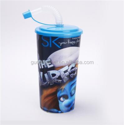 China Sustainable 3D Beverage Travel Tumbler Mug with Flex Straw (walmart audited factory) for sale