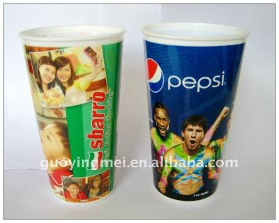 China 32 oz sustainable plastic cups tumbler 3d cup for sale