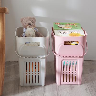 China Modern Wholesale Large Dirty Plastic Clothes PP Laundry Storage Basket for sale