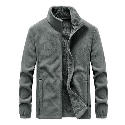 China OEM EVERLAND Sherpa Fleece Jacket Men Kurtka Loose Warm Fleece Winter Coat Breathable Chaqueta Outdoor Plus Size Jackets for sale