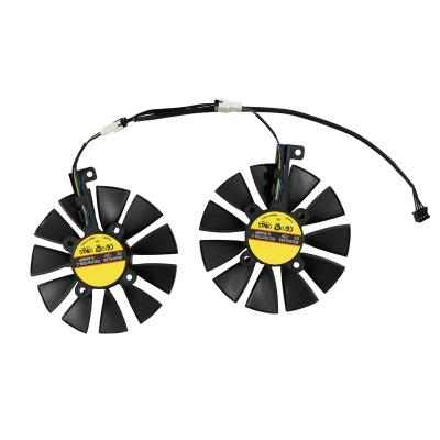 China DUAL GPU Electronic Hardware Cooler Fan 87mm FDC10U12S9-C EX-RX570 GTX 1060/1070 For RX570-8G/4G Graphics Card Video Cooling for sale