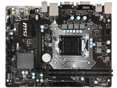 China Desktop for MSI H110M PRO-VD Desktop Motherboard LGA 1151 DDR4 USB2.0 USB3.1 DVI VGA 32GB H110 Motherboard for sale