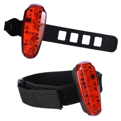 China Promotion Gift USB Rechargeable Bike LED Helmet Safety Clip Warning Light Running Light 5 Led Safety Recycling LED Tail Light for sale