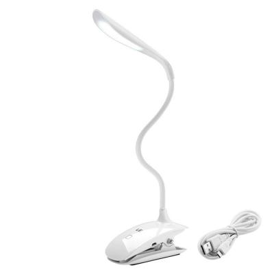 China Flexible Portable Rechargeable Study Clip Desk Lamp 16 LED Rechargeable LED Bedroom Night Reading Morden Book Light for sale