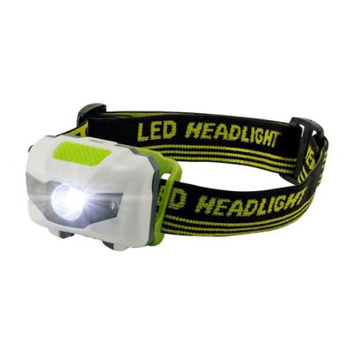 China Waterproof Outdoor Camping LED Headlight AAA Battery Camping Hunting Head Flash Light With 4 