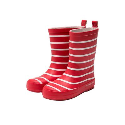 China New Type Waterproof Stocked Customized High Quality Rain Boots For Kids Rubber for sale