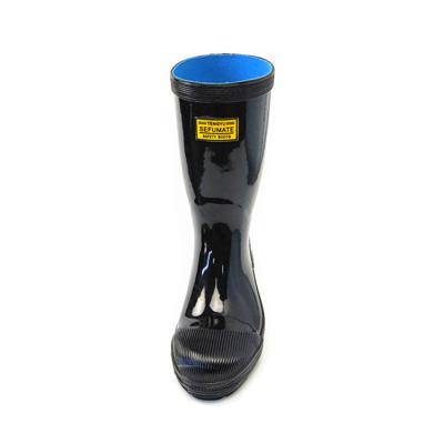 China Various good quality anti-smash and anti-stab waterproof and anti-slip promotional rubber mining boots for sale