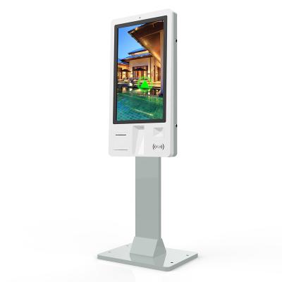 China 32 Inch Outdoor Android Digital Signage TV Wall Mount LCD Outdoor Monitor Advertising Equipment With NFC Scan Printer for sale