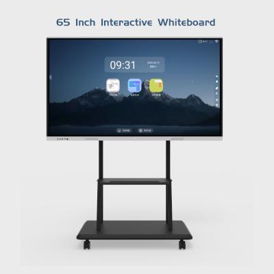 China Wholesale Indoor 55 65 75 86 Inch LCD All Touch Screen One PC Interactive Whiteboard Flat Panel for Education Meeting Conference for sale