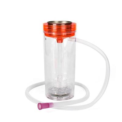 China Portable Acrylic Plastic Hookah Cup Set With LED Light Acrylic Cup Hookah Smoking And Shisha Accessories Plastic Material Wholesale for sale