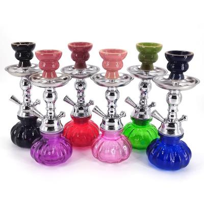 China 27cm portable hookah hookah wholesale custom glass cup shisha glass with hookah accessories for sale