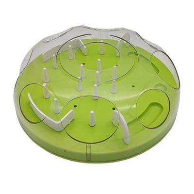 China Factory Wholesale Price Viable Slow Eat Collapsible Cat Pet Bowl Anti Choking Fun Food Disc Slower Folding Driver Non for sale