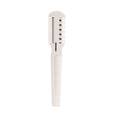 China Factory Wholesale Sustainable Deshedding Professional Brush Throw Stainless Dematting Brush 2 In 1 Dog Cat Comb for sale