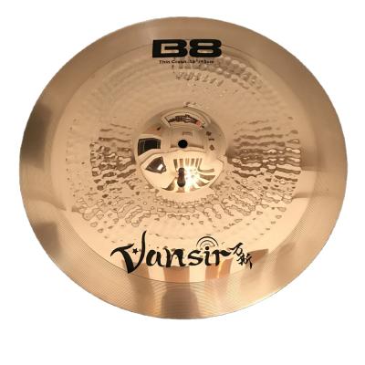 China Vansircymbals 2021 professional hot high grade popular performance drum set b8 cymbals set for sale