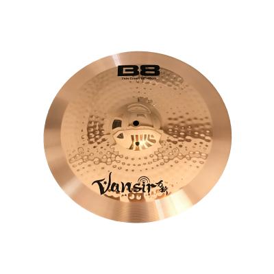 China Wholesale Popular Vansir B8 Bronze Alloy Playing Cymbals For Drum Set for sale