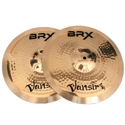 China Professional Vansir Cymbals Brass Hihat Performance Cymbals Set 14