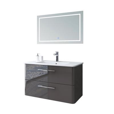 China European Style Bathroom Vanity Modern Hot Selling High Gloss Painted Bathroom Cabinet for sale