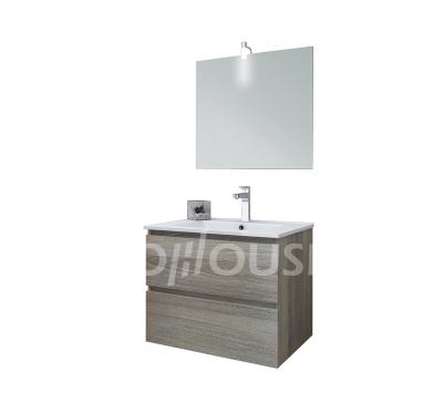 China Modern bathroom vanity rta bathroom cabinet with mirror bamboo bathroom cabinet for sale