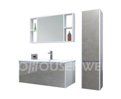 China JOMOO Modern Bathroom Mirror Cabinet Mirror Wall Mounted Bathroom Vanity for sale